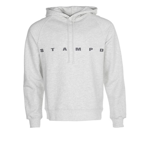 Stampd Strike Logo Hoodie Heather Grey LG